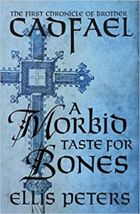 A Morbid Taste for Bones - Book Cover with a Cross