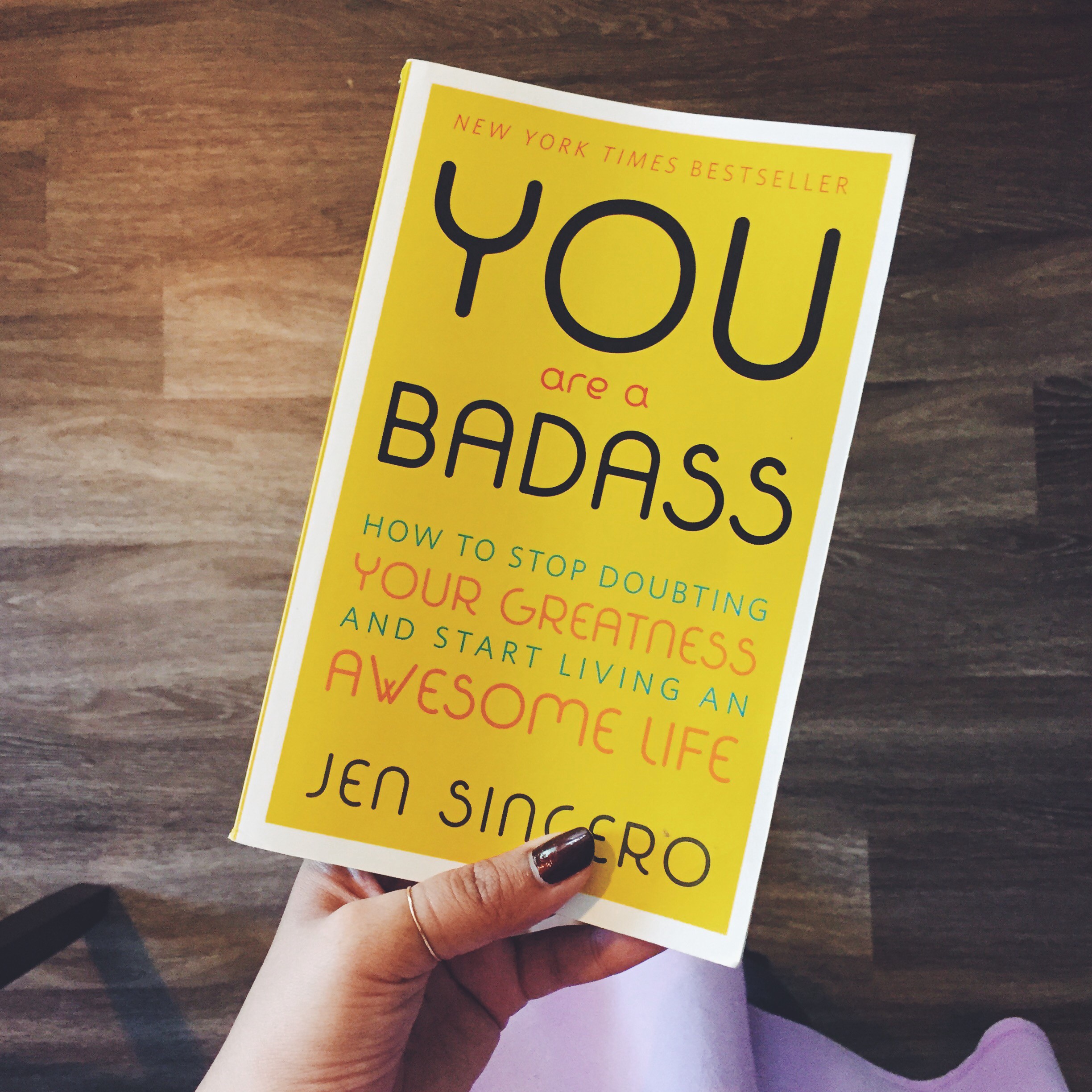 You Are a Badass: How to Stop Doubting Your Greatness and Start Living an Awesome  Life best self-improvement books 