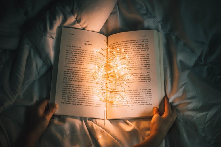 String Lights on Book - 25 Quotes from Books About Life